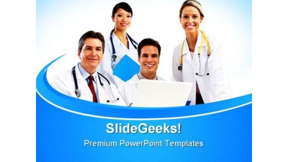 Doctors Team01 Medical PowerPoint Themes And PowerPoint Slides 0411