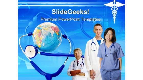 Doctors Team Health PowerPoint Templates And PowerPoint Backgrounds 0711