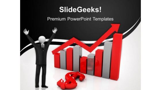 Dollar And Graph Business PowerPoint Templates And PowerPoint Themes 0512