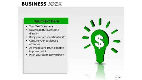 Dollar Business Idea PowerPoint Slides And Ppt Diagram Templates