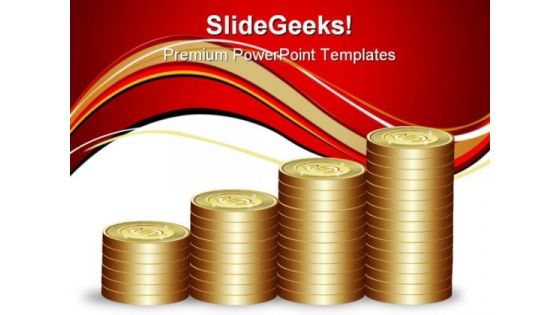 Dollar Graph Money PowerPoint Templates And PowerPoint Backgrounds 1211