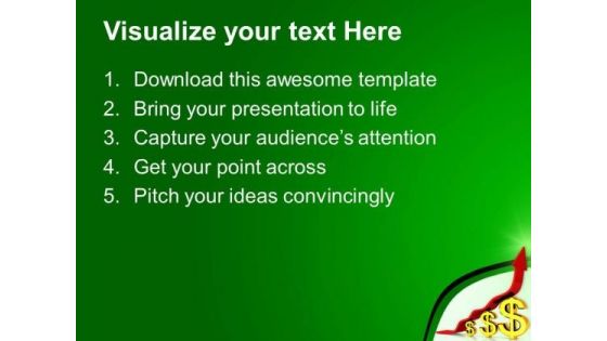 Dollar Graph Upwards Business PowerPoint Templates And PowerPoint Themes 0812