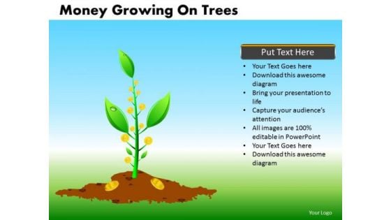 Dollar Investments Growth PowerPoint Templates Ppt Slides