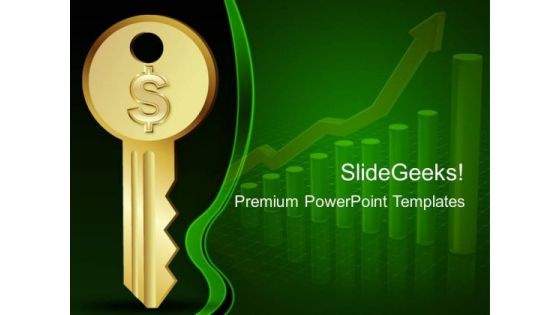 Dollar Key Finance PowerPoint Templates And PowerPoint Themes 0212