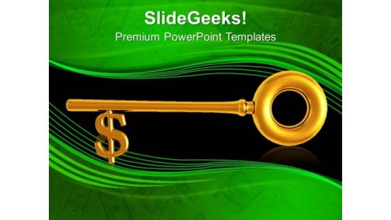 Dollar Key Real Estate PowerPoint Templates And PowerPoint Themes 1012