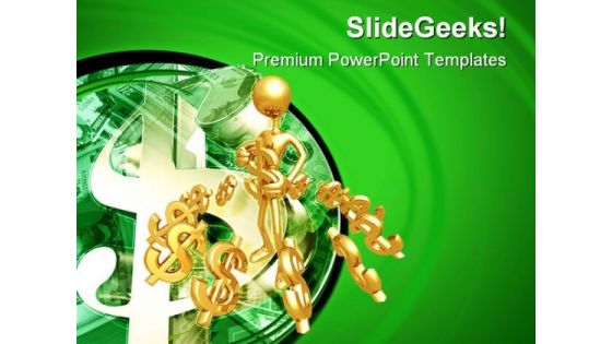 Dollar Money PowerPoint Themes And PowerPoint Slides 0911