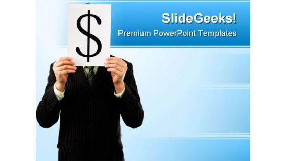 Dollar Sign Business PowerPoint Templates And PowerPoint Backgrounds 0611