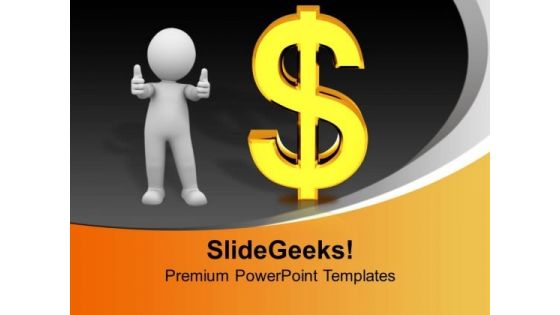 Dollar Sign Business PowerPoint Templates And PowerPoint Themes 1012