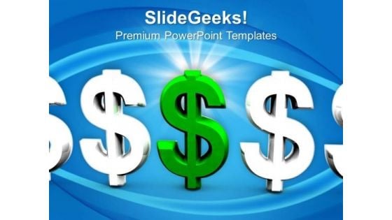 Dollar Sign Finance PowerPoint Templates And PowerPoint Themes 1012