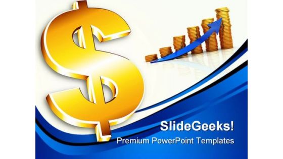 Dollar Sign Money PowerPoint Backgrounds And Templates 0111