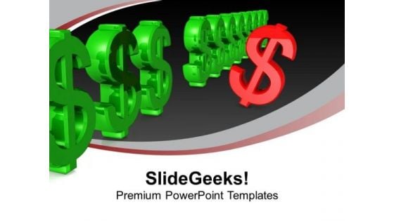 Dollar Stand Out From Crowd Leadership PowerPoint Templates And PowerPoint Themes 1012 Dollar Stand Out From Crowd Leadership PowerPoint Templates And PowerPoint Themes 1012