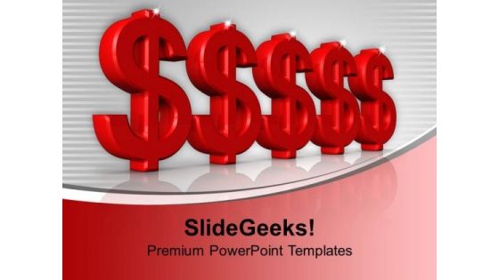 Dollar Symbol Business PowerPoint Templates And PowerPoint Themes 1012