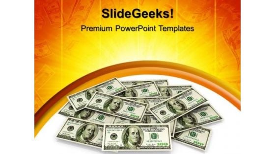 Dollars Background Investment Success PowerPoint Templates And PowerPoint Themes 1012