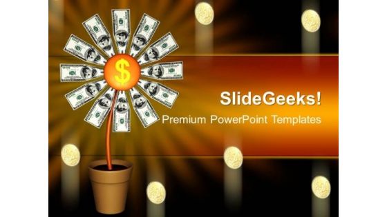 Dollars Flower Money PowerPoint Templates And PowerPoint Themes 1012 Dollars Flower Money PowerPoint Templates And PowerPoint Themes 1012