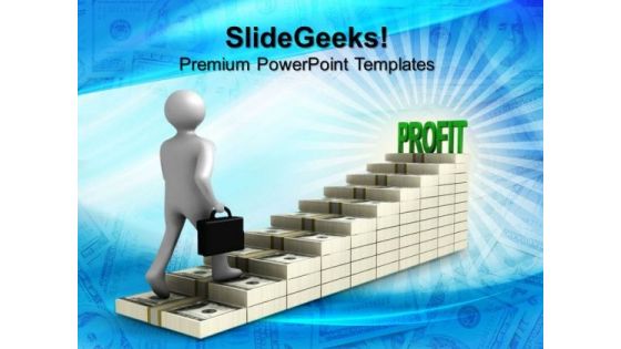 Dollars Graph Business PowerPoint Templates And PowerPoint Themes 0612