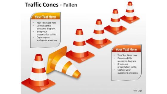 Domain Traffic Cones PowerPoint Slides And Ppt Diagram Templates