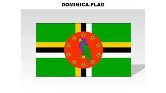 Dominica Country PowerPoint Flags