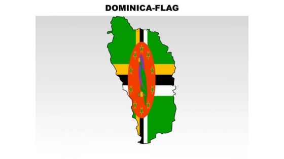 Dominica Country PowerPoint Flags