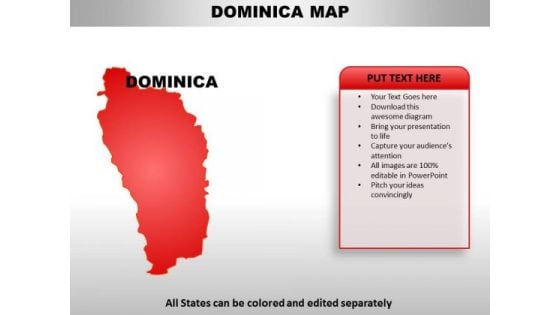Dominica Country PowerPoint Maps