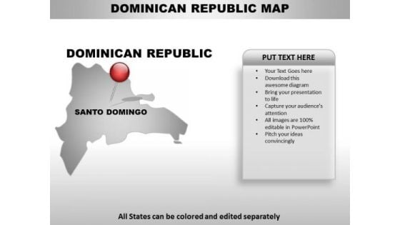 Dominican Republic Country PowerPoint Maps