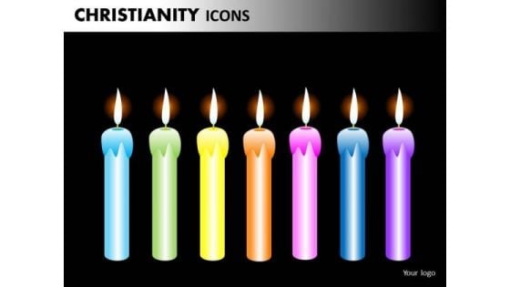 Download Church Birthdays Candles PowerPoint Slides