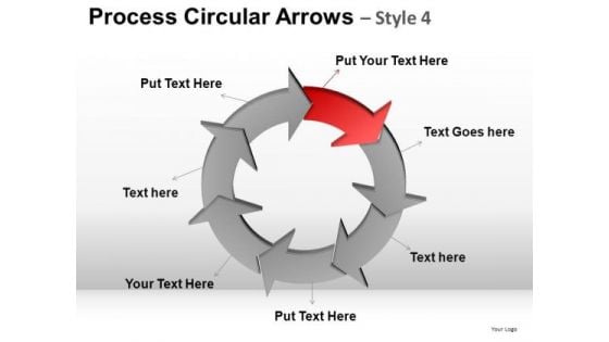 Download Circular Charts Arrows PowerPoint Slides