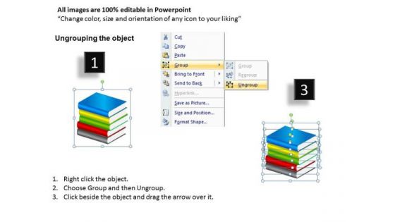 Download Editable Books Clipart PowerPoint Templates