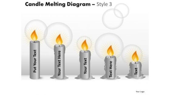 Download Editable Melting Candle PowerPoint Templates And Candle Ppt Slides