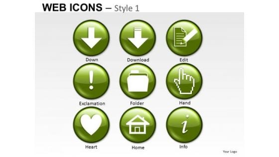 Download Folder Home Icons PowerPoint Graphics And Ppt Clipart Slides