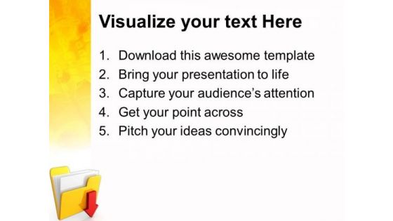 Download Folder Icon Computer PowerPoint Templates And PowerPoint Themes 1012