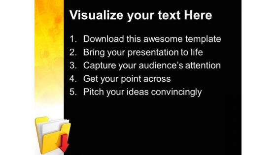 Download Folder Icon Computer PowerPoint Templates And PowerPoint Themes 1012