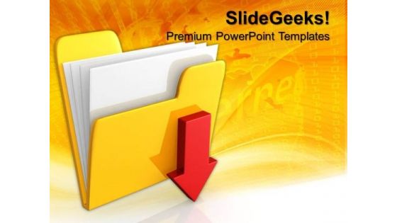 Download Folder Icon Computer PowerPoint Templates And PowerPoint Themes 1012