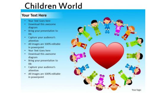 Download Love Children PowerPoint Ppt Templates