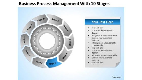 Download Process Management With 10 Stages Business Plans PowerPoint Templates
