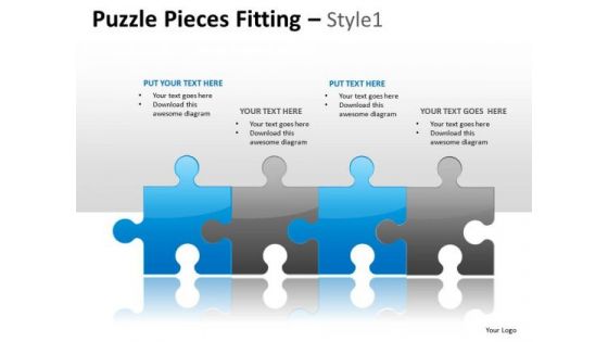 Download Puzzle Pieces Fitting 1 PowerPoint Slides And Ppt Diagram Templates