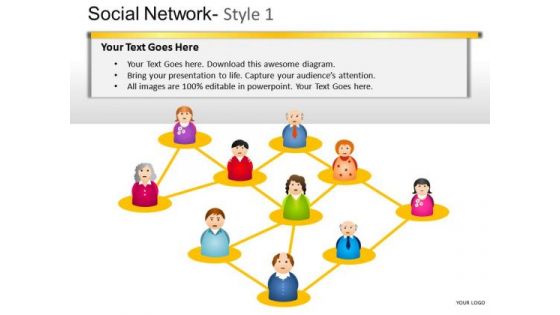 Download Social Network 1 PowerPoint Slides And Ppt Diagram Templates