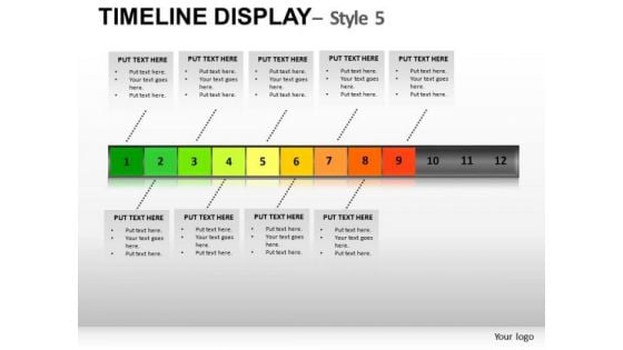 Download Years Timeline Display 5 PowerPoint Slides And Ppt Diagram Templates