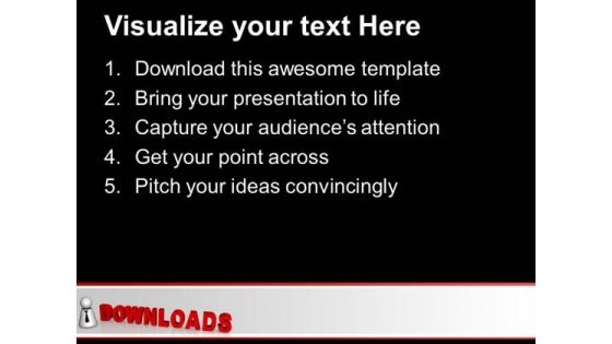 Downloads Icon Internet PowerPoint Templates Ppt Backgrounds For Slides 0113