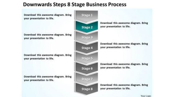 Downwards Steps 8 Stage Business Process Ppt Plan For PowerPoint Slides Downwards Steps 8 Stage Business Process Ppt Plan For PowerPoint Slides