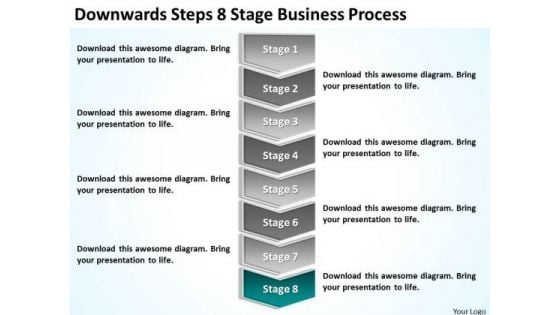 Downwards Steps 8 Stage Business Process Ppt Plan Model PowerPoint Slides Downwards Steps 8 Stage Business Process Ppt Plan Model PowerPoint Slides