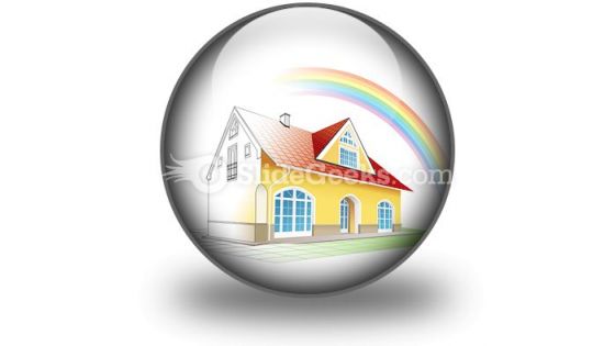 Dream Home Coming True PowerPoint Icon C