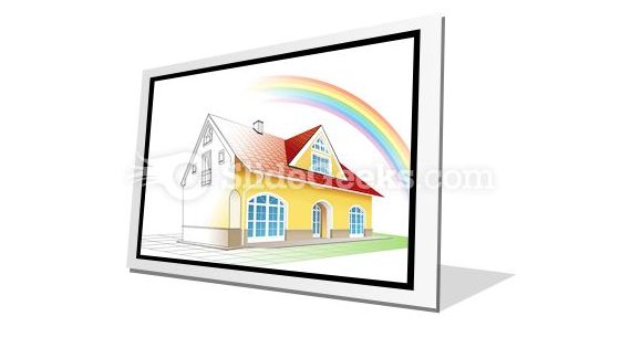 Dream Home Coming True PowerPoint Icon F