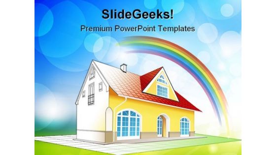 Dream Home Real Estate PowerPoint Templates And PowerPoint Backgrounds 0311