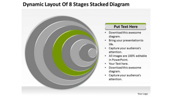 Dynamic Layout Of 8 Stages Stacked Diagram Ppt For Business Plan PowerPoint Templates