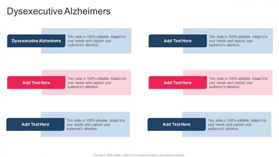 Dysexecutive Alzheimers In Powerpoint And Google Slides Cpb