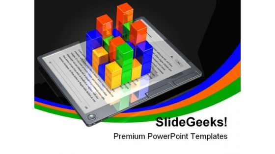 E Book Data Business PowerPoint Templates And PowerPoint Backgrounds 0311