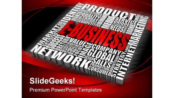 E Business Future PowerPoint Template 1110 E Business Future PowerPoint Template 1110