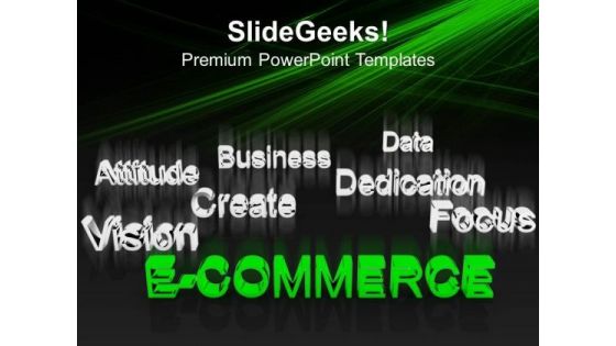 E Commerce At Forefront Business PowerPoint Templates And PowerPoint Themes 0912