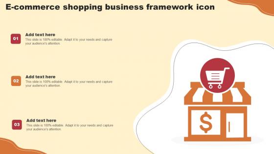 E Commerce Shopping Business Framework Icon Rules Pdf