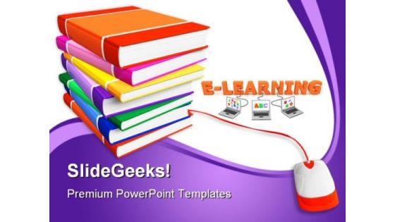 E Learning Education PowerPoint Backgrounds And Templates 1210